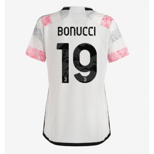 Fotbalové Dres Juventus Leonardo Bonucci #19 Dámské Venkovní 2023-24 Krátký Rukáv